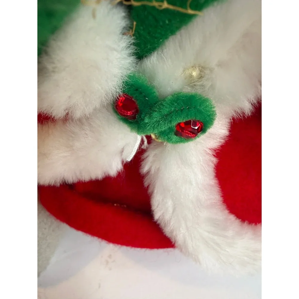 Vintage Annalee Christmas Mice Set Holiday Mouse Pair Candy Cane Gift 2008